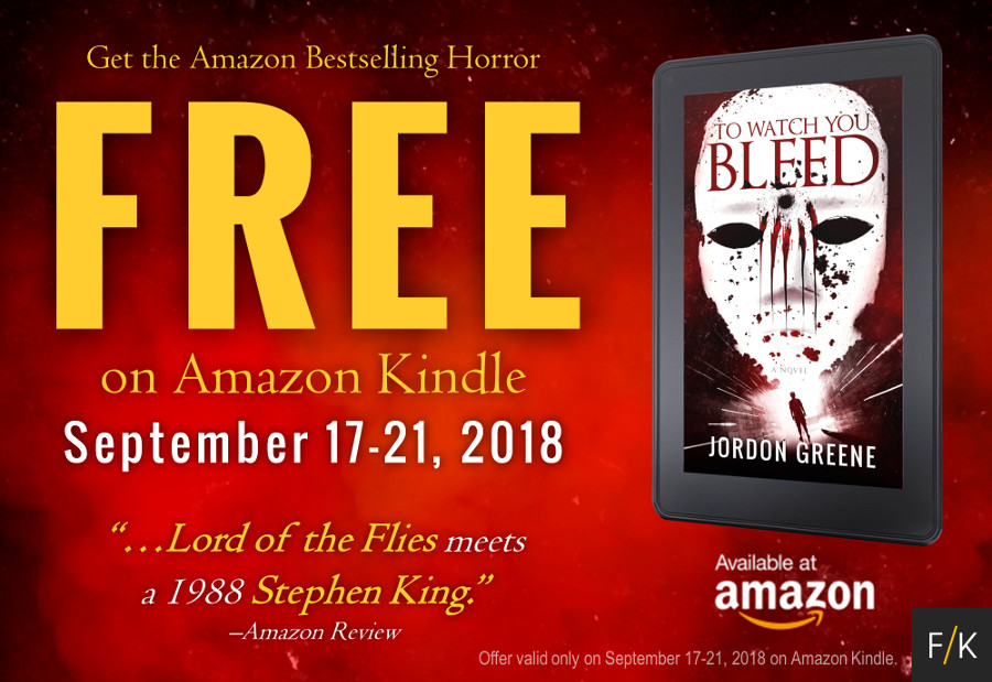 Article Image: Get To Watch You Bleed FREE on Amazon Kindle September 17-21